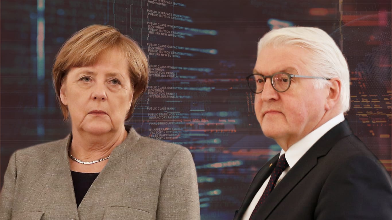 Merkel und Steinmeier: Ihre Daten tauchen in den Dokumenten auf.
