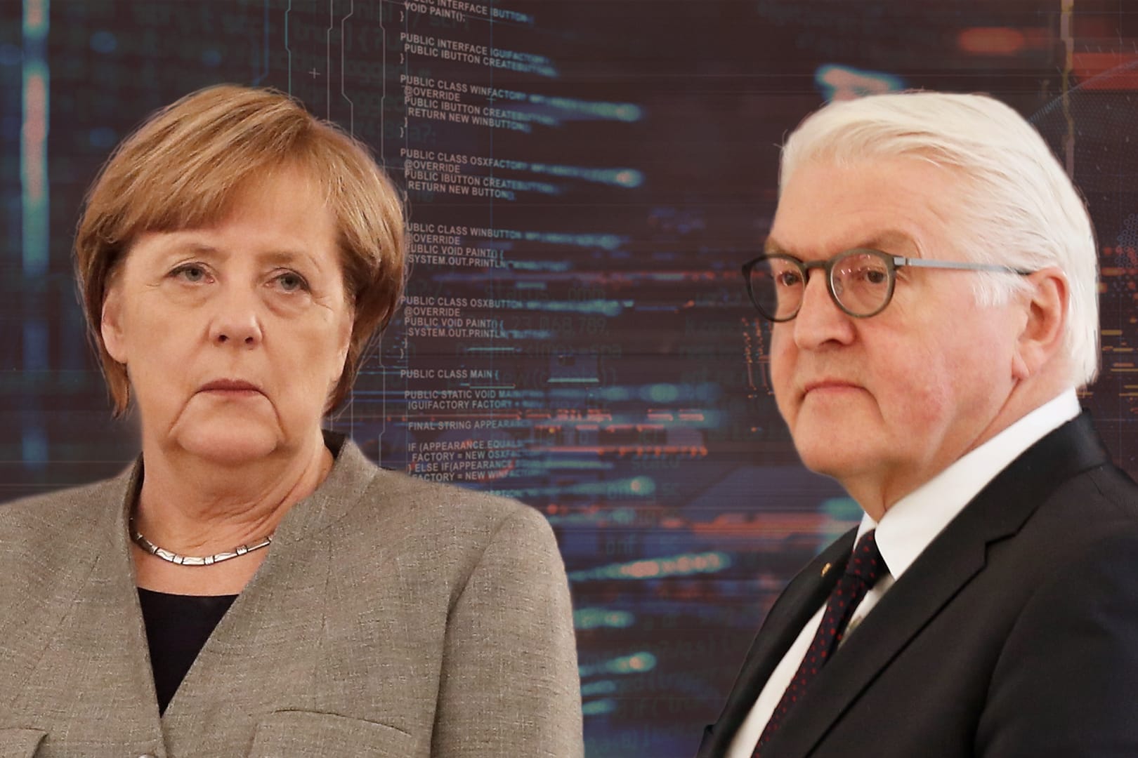 Merkel und Steinmeier: Ihre Daten tauchen in den Dokumenten auf.