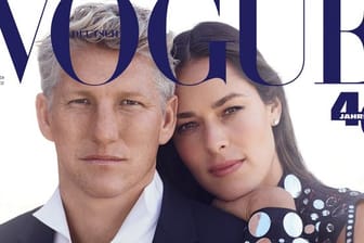 Fußball-Profi Bastian Schweinsteiger und seine Frau Ana Ivanovic auf dem Vogue-Cover.