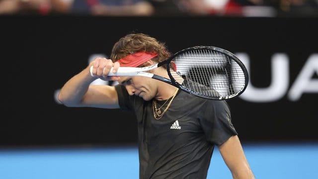 Alexander Zverev hatte gegen Roger Federer kaum eine Chance.