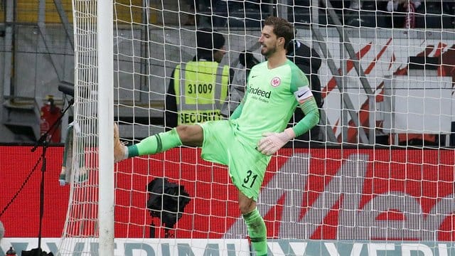 Will mit Eintracht Frankfurt unter die ersten Sechs der Bundesliga: Kevin Trapp. Will mit Eintracht Frankfurt unter die ersten Sechs der Bundesliga: Kevin Trapp.