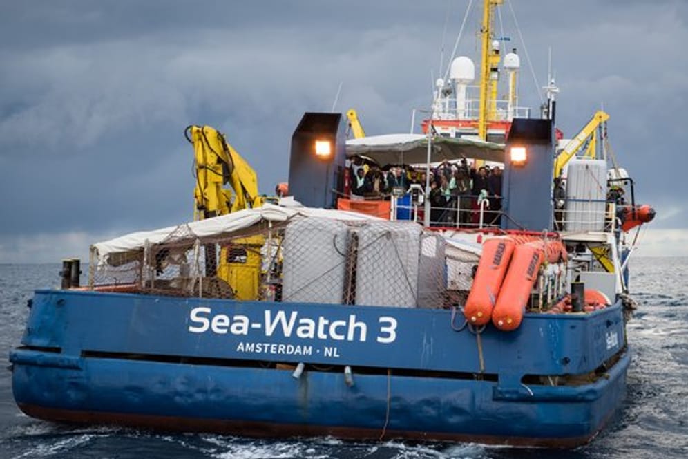 Die Sea-Watch 3 im Mittelmeer.