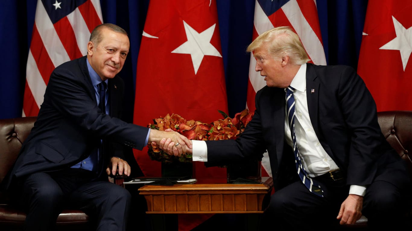 Erdogan und Trump bei den Vereinten Nationen 2017: Die Beziehungen sind angespannt – auch wegen unterschiedlicher Interessen in Syrien.