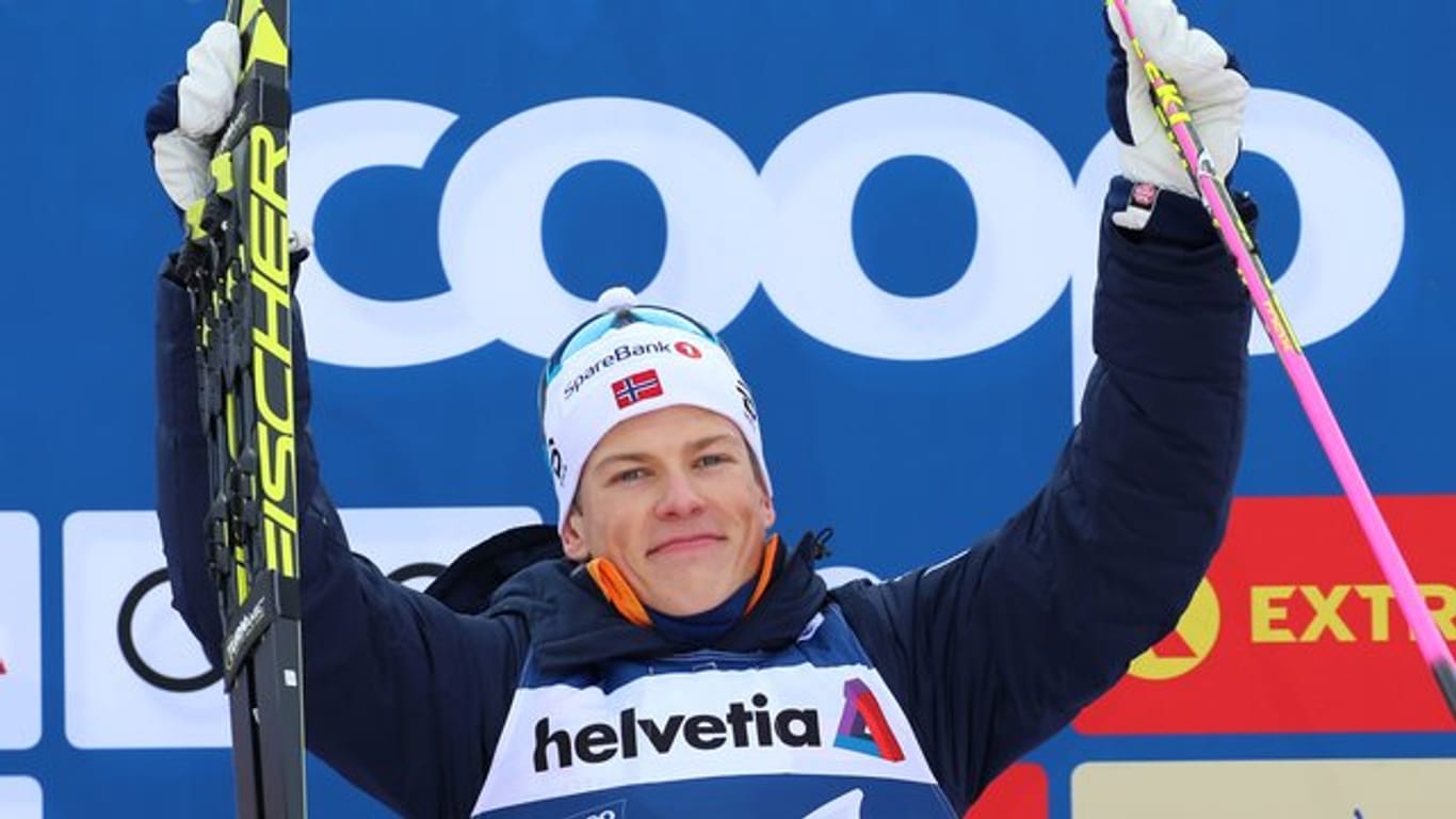 Sieger der Tour de Ski: Johannes Hoesflot Klaebo.