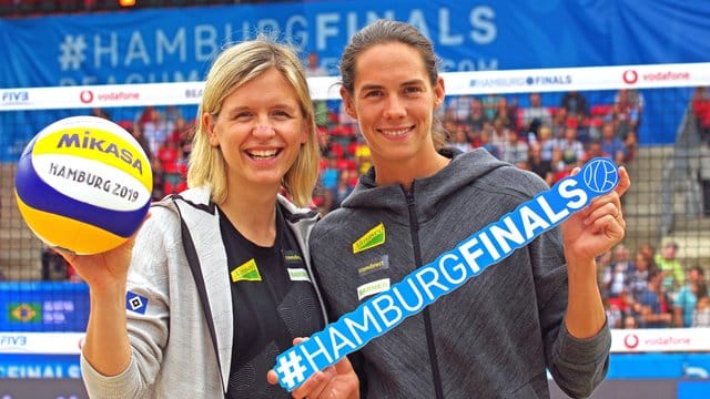Holten 2016 Olympiagold: Laura Ludwig (l) und Kira Walkenhorst.