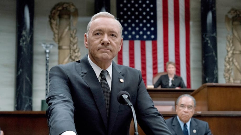 Kevin Spacey als US-Präsident Frank Underwood.