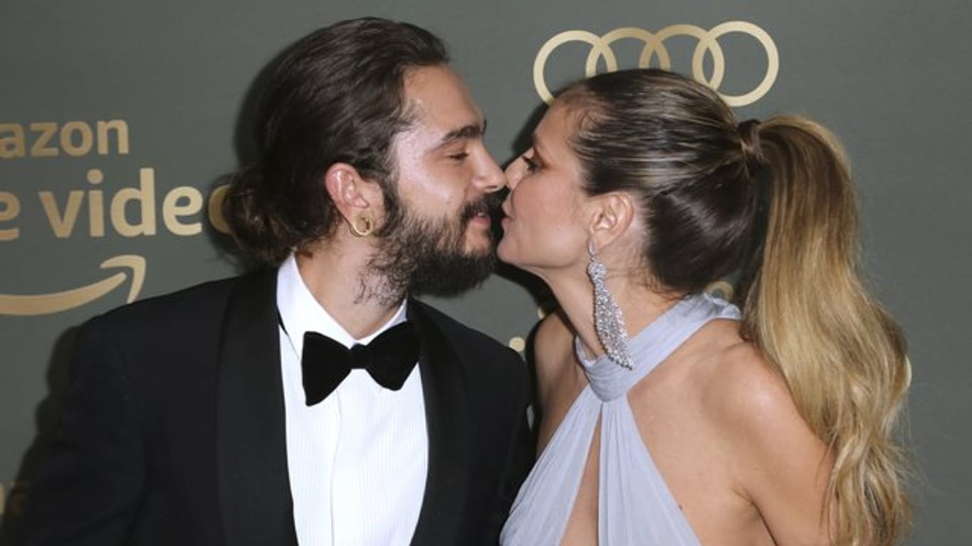 Verliebt in Hollywood: Tom Kaulitz und Heidi Klum bei einer Party nach denGolden Globe Awards.