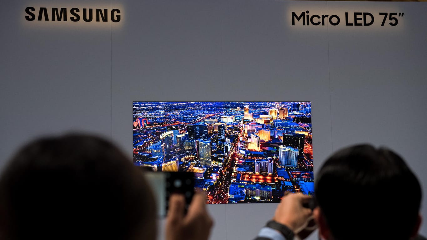Samsungs Micro-LED-Technik: Schärfere TV-Geräte in Aussicht
