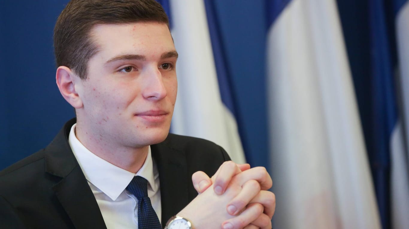 Jordan Bardella: Der 23-Jährige vertritt die Partei von Marine Le Pen bei der Europawahl.