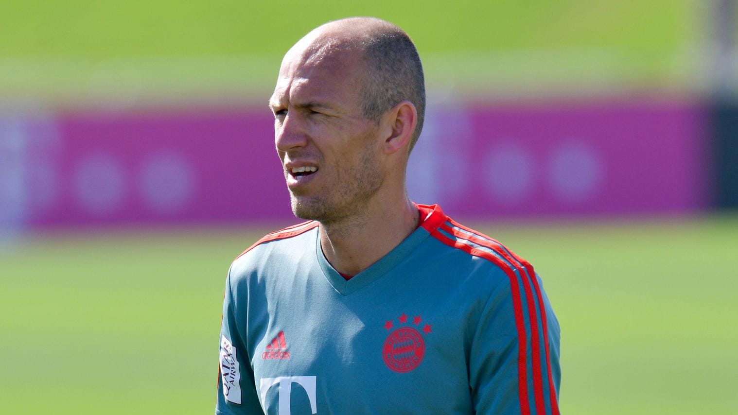 Arjen Robben beim Trainingslager in Doha.