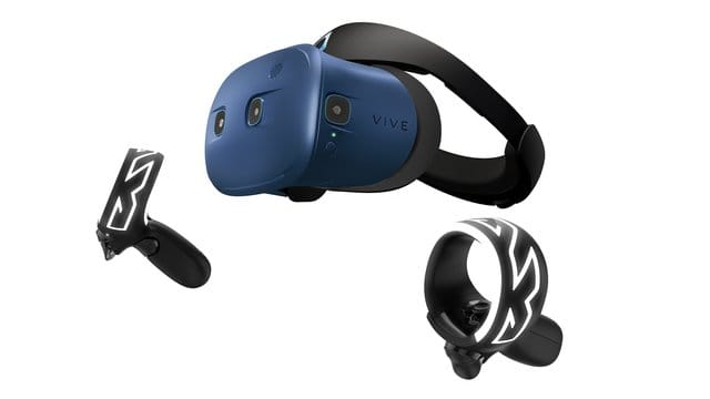 Die HTC Vive Cosmos hat die Umgebungssensoren direkt im Gehäuse verbaut.