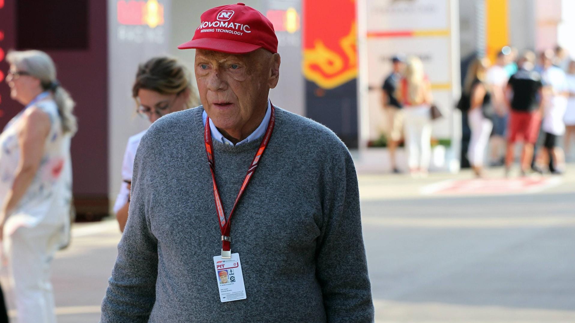 Lauda im Juli 2018 am Rande des Grand Prix in Silverstone.