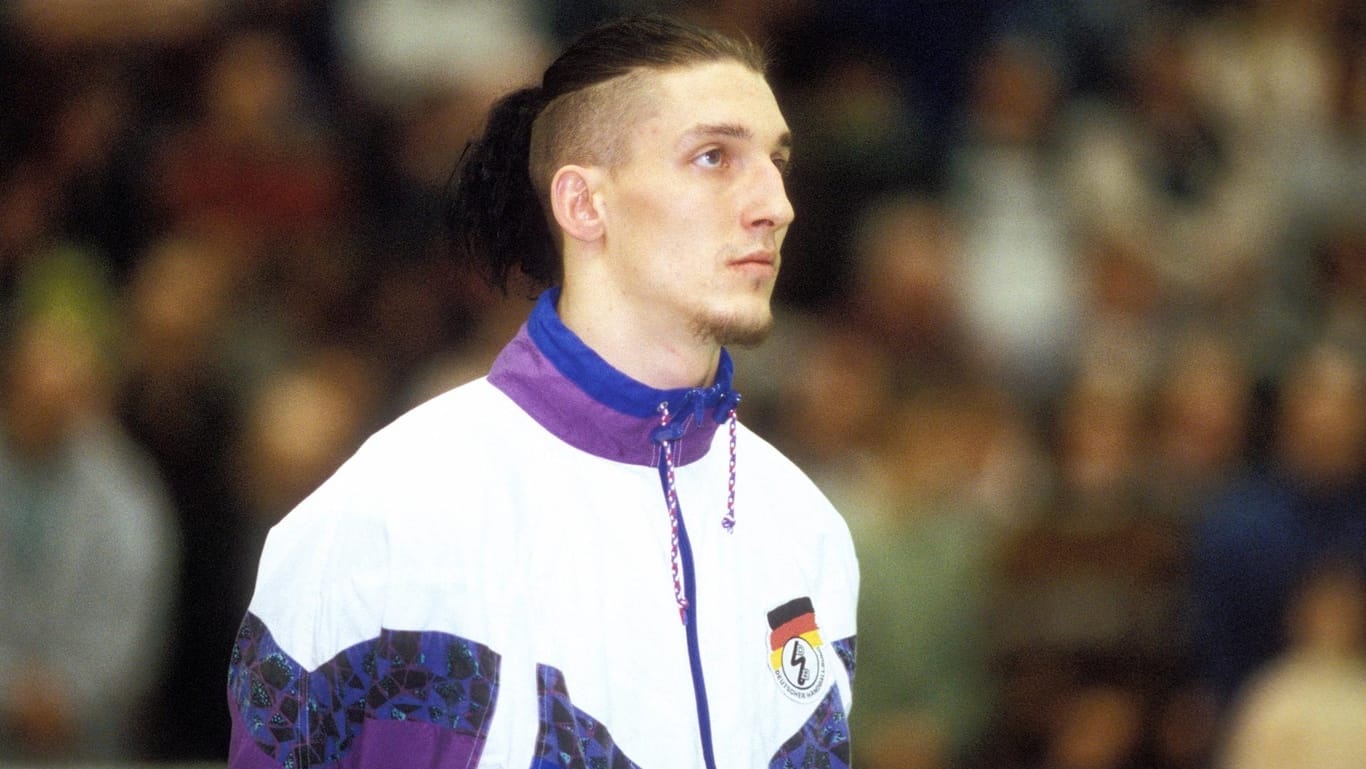 Stefan Kretzschmar als 21-jährige Nachwuchshoffnung der deutschen Nationalmannschaft.
