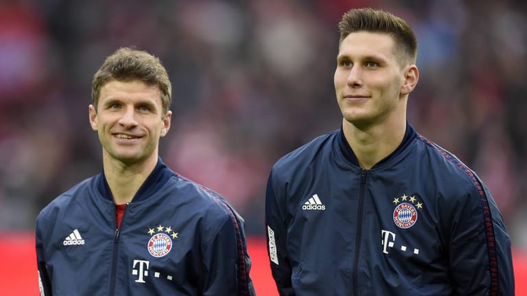 Thomas Müller (links) und Niklas Süle vom FC Bayern München.