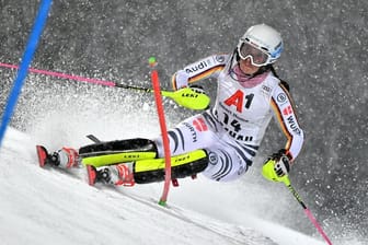 Fuhr im Schneetreiben von Flachau auf Platz sechs: Christina Geiger.