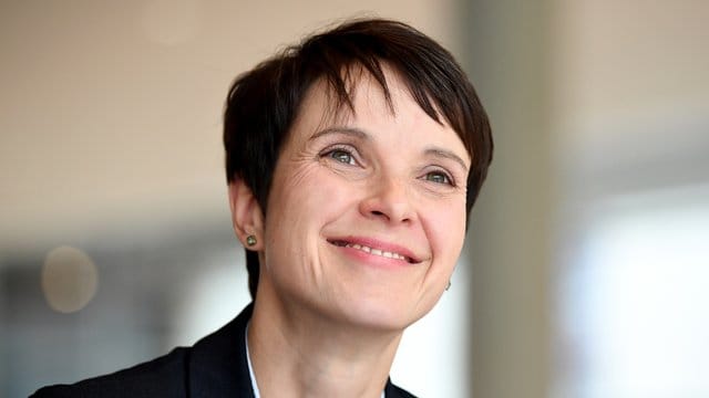 Frauke Petry spricht bei einem dpa-interview.