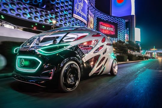 Flexibler Freund: Die Studie Urbanetic von Mercedes soll sich mit unterschiedlichen Aufbauten an diverse Transportszenarien anpassen können.
