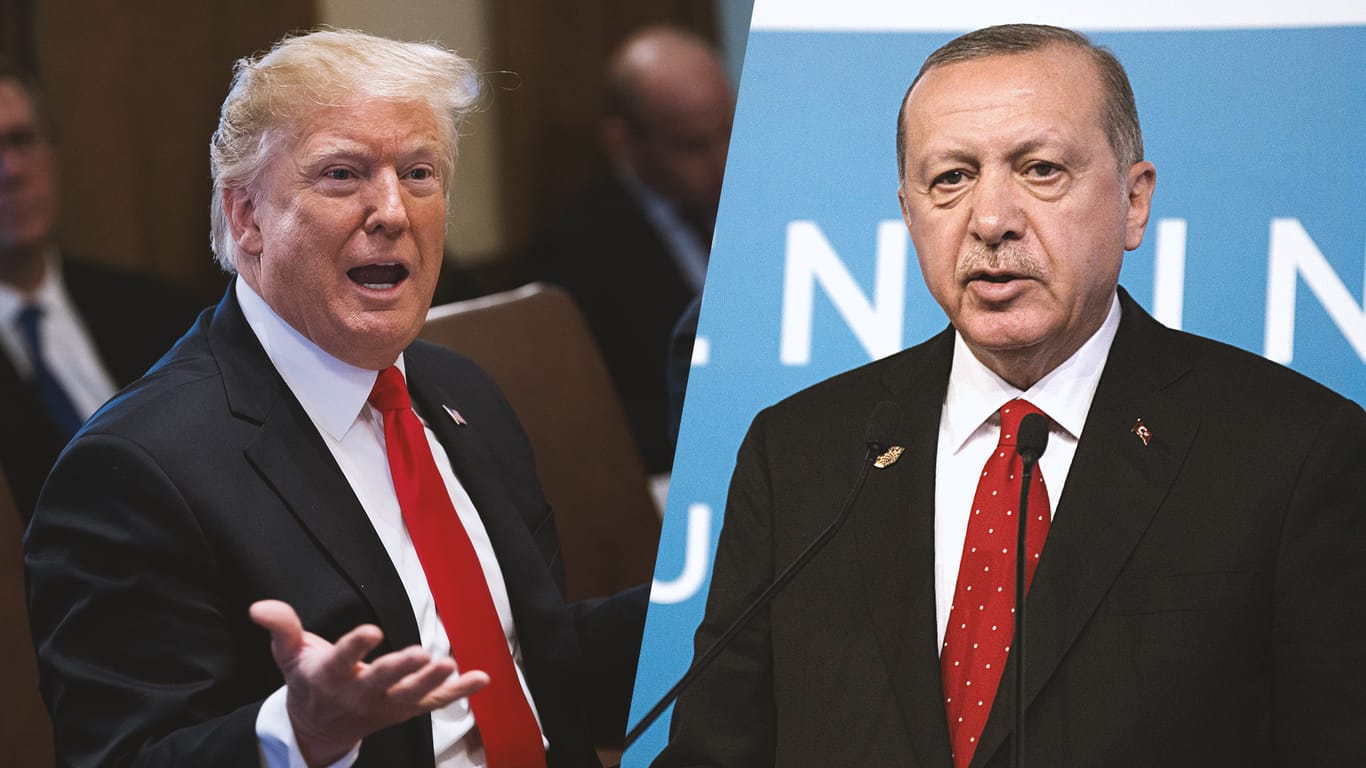 Donald Trump und Recep Tayyip Erdogan verfolgen in Syrien unterschiedliche Interessen.