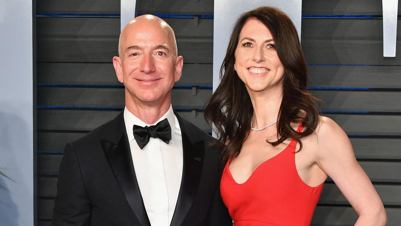 Jeff und MacKenzie Bezos: 25 Jahre waren sie verheiratet.