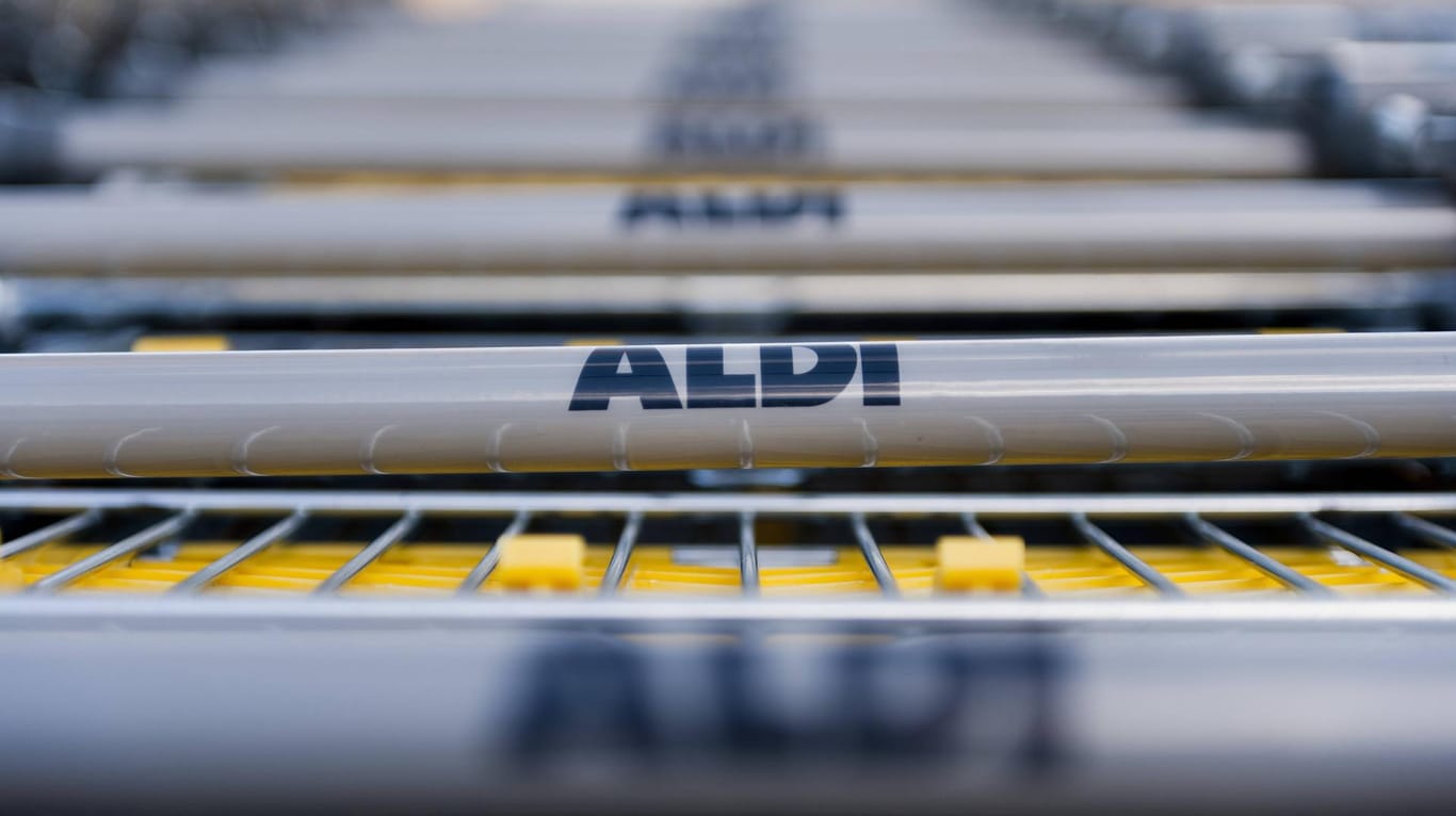 Aldi-Einkaufswagen