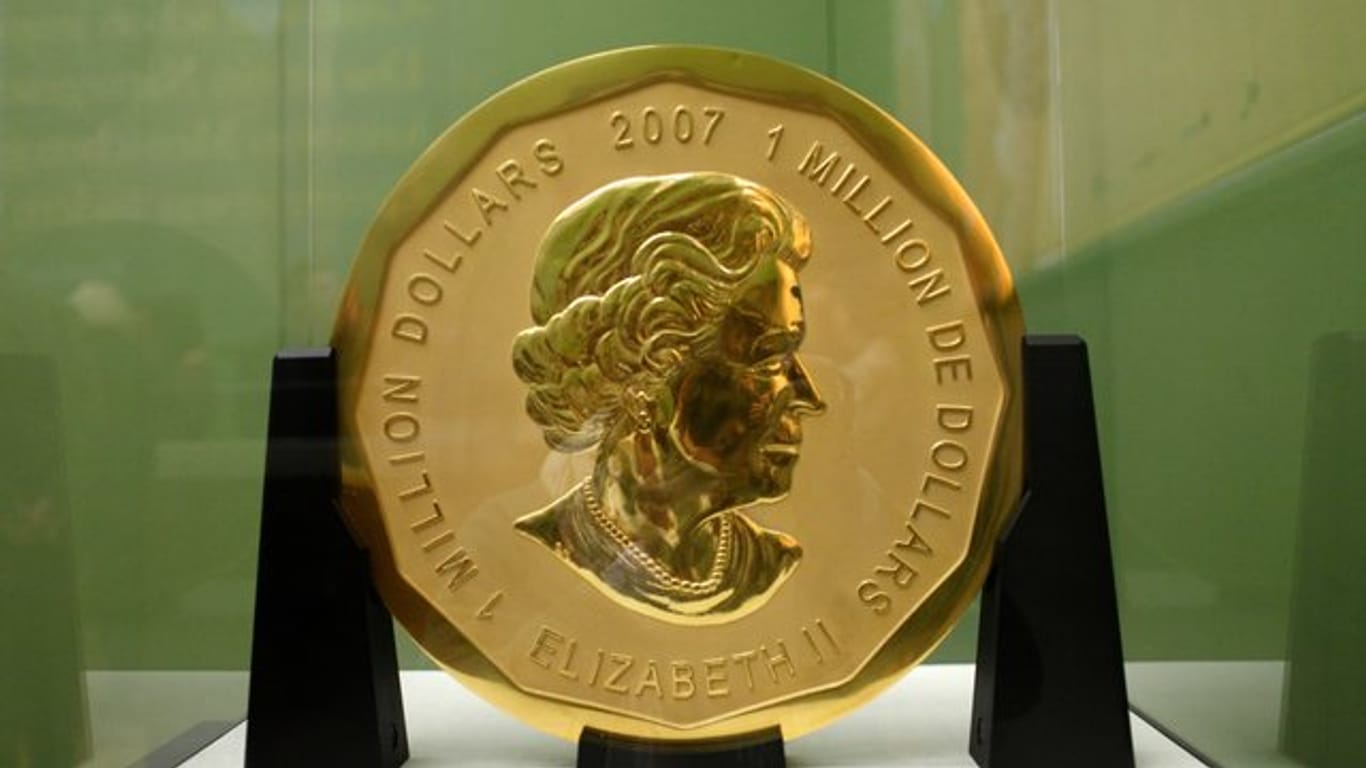 Die Goldmünze "Big Maple Leaf" war im März 2017 aus dem Berliner Bode-Museum gestphlen worden.