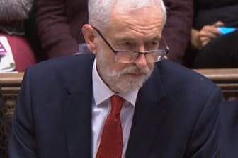 Jeremy Corbyn, Vorsitzender der Labour-Partei, bei der Fragestunde im Unterhaus