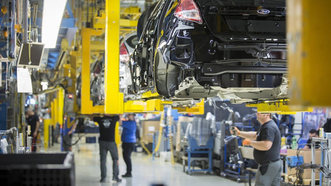 Ford-Werk in Köln-Niehl: Hier wird der Ford Fiesta produziert.