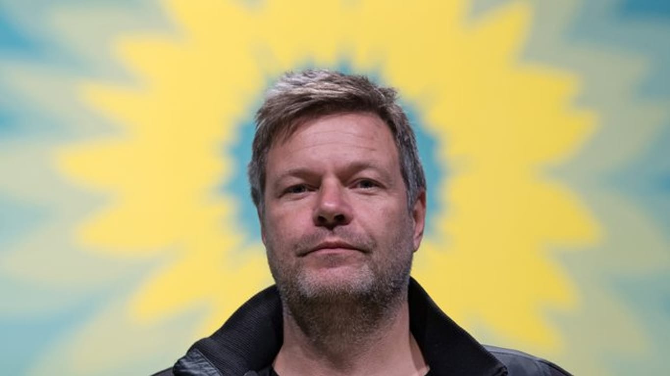 Robert Habeck, Bundesvorsitzender von Bündnis 90/Die Grünen, ist Talkshow-Spitzenreiter.