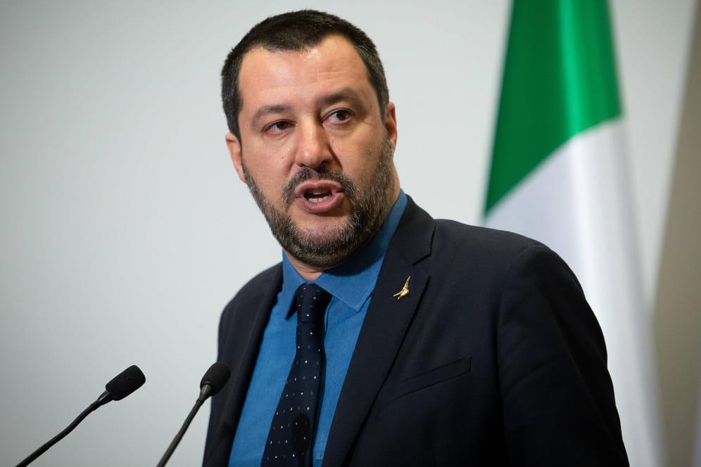 Matteo Salvini: Der italienische Innenminister droht, keine Flüchtlinge mehr aufzunehmen.