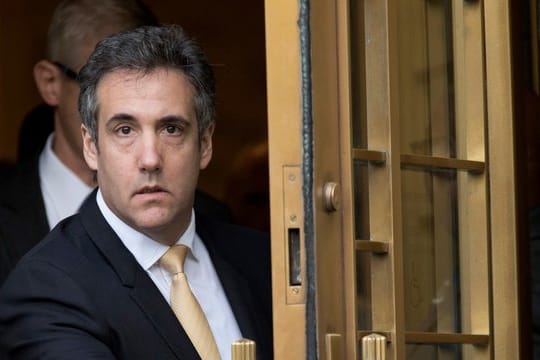 Michael Cohen, Ex-Anwalt des heutigen US-Präsidenten, verlässt im August 2018 das Bundesgericht in New York.
