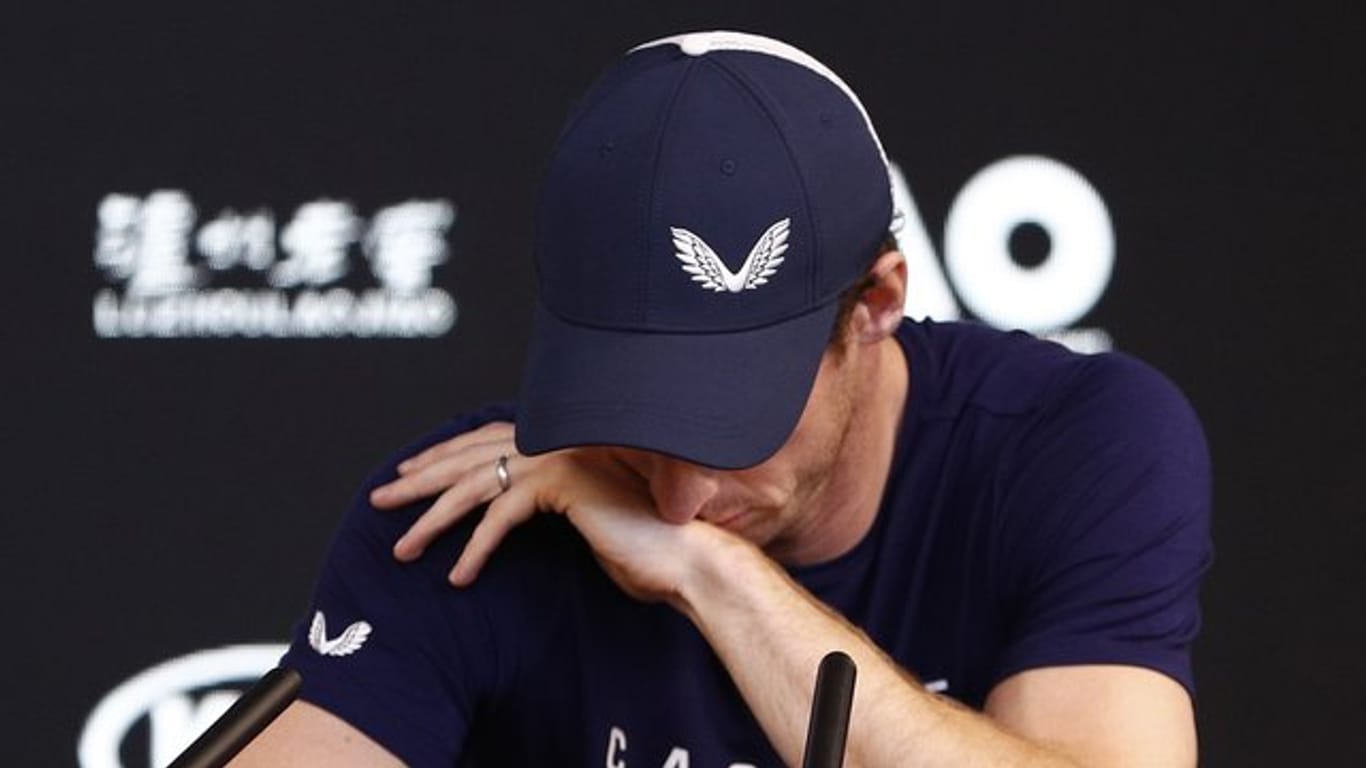 Emotional: Andy Murray kündigt sein Karriere-Ende an.