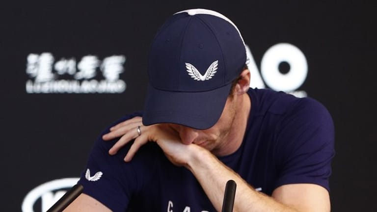 Emotional: Andy Murray kündigt sein Karriere-Ende an.