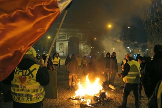 Die "Gelbwesten"-Krise ist für Macron die bisher größte Herausforderung in seiner Amtszeit.