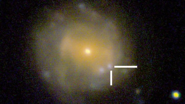 Die Explosion ereignete sich rund 200 Millionen Lichtjahre von der Erde entfernt. Die Explosion ereignete sich rund 200 Millionen Lichtjahre von der Erde entfernt.