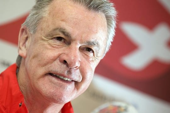 Ottmar Hitzfeld wird am 12.