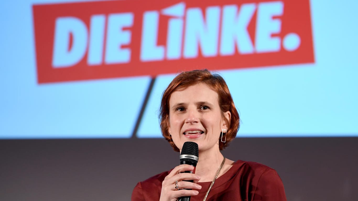 Katja Kipping: Die Parteichefin der Linken macht sich für ein Bündnis mit SPD und Grünen stark.
