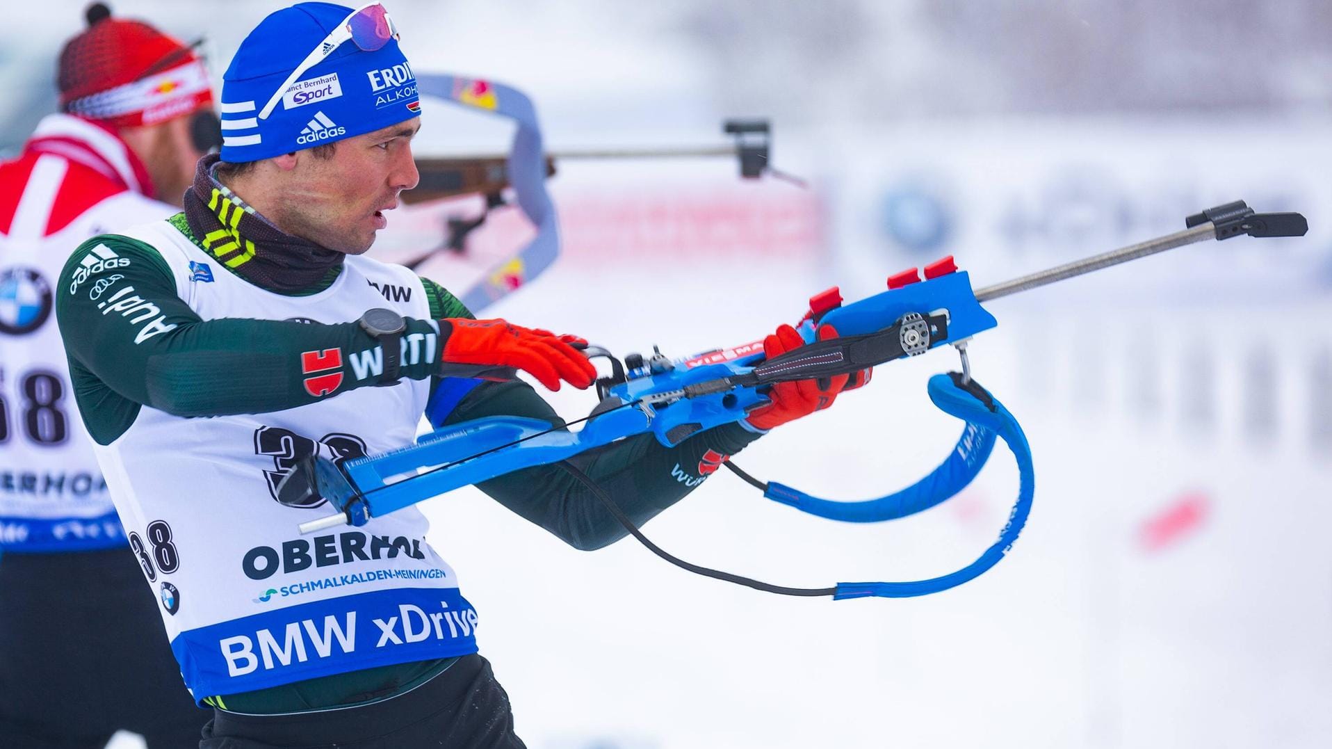 Aktuell im Formtief: Simon Schempp am Schießstand.