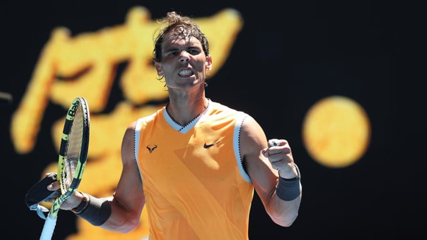 Rafael Nadal hatte in der ersten Runde der Australian Open keine Probleme.