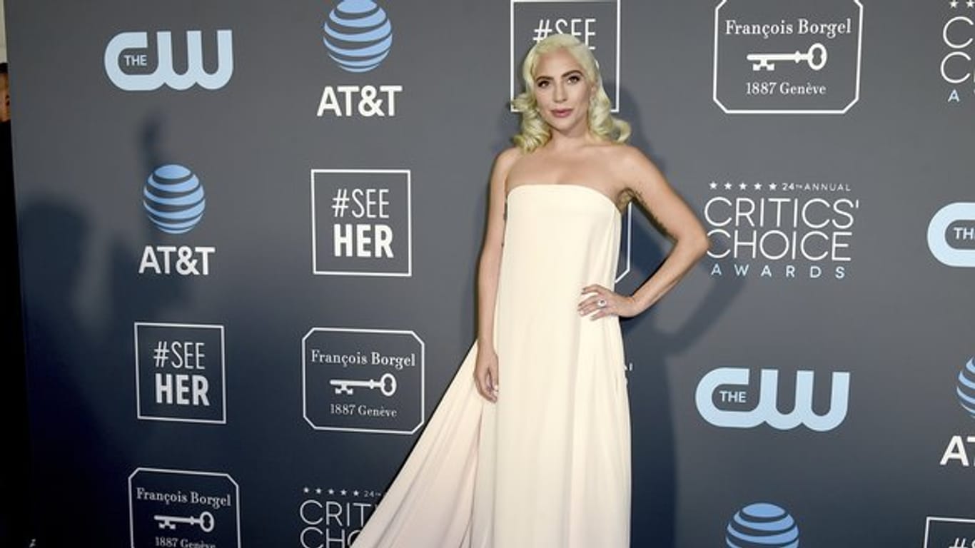 Lady Gaga bei den Critics' Choice Awards.
