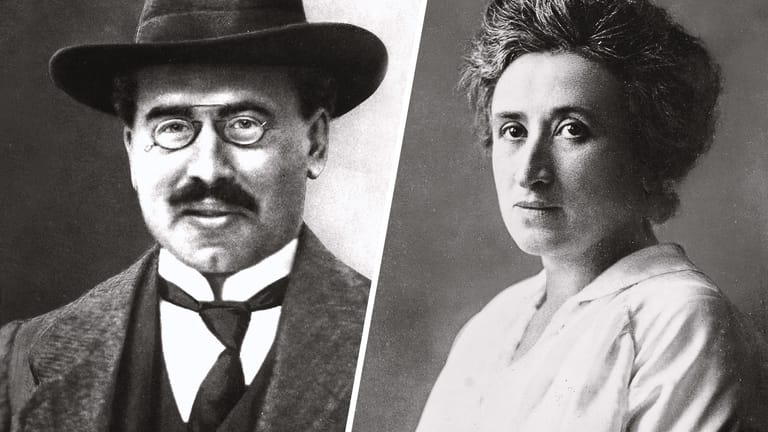 Karl Liebknecht und Rosa Luxemburg; Vor 100 Jahren wurden die Gründer der KPD ermordet.