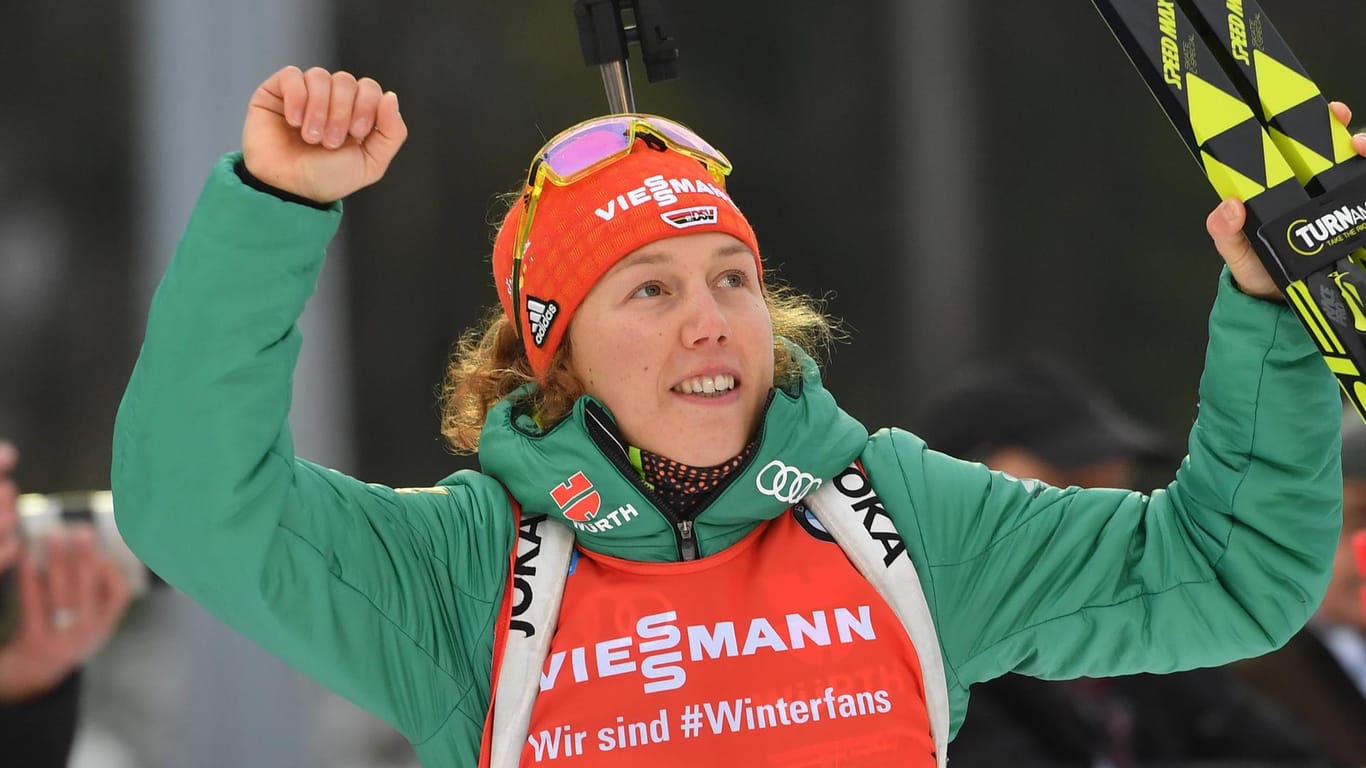 Laura Dahlmeier bestreitet in Ruhpolding ihr erstes Weltcup-Rennen 2019.