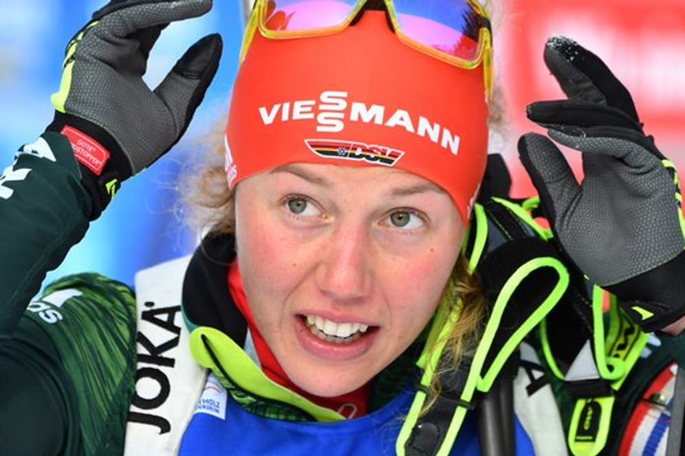 Laura Dahlmeier wird zum deutschen Biathlon-Team in Ruhpolding gehören.