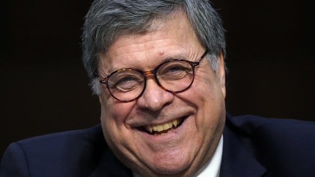 William Barr, Kandidat von US-Präsident Trump für das Amt des Justizministers, vor dem Senatsausschuss. William Barr, Kandidat von US-Präsident Trump für das Amt des Justizministers, vor dem Senatsausschuss.