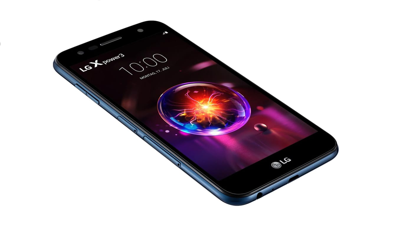 Das LG X power3: Der Akku des Smartphones soll mehrere Tage durchhalten