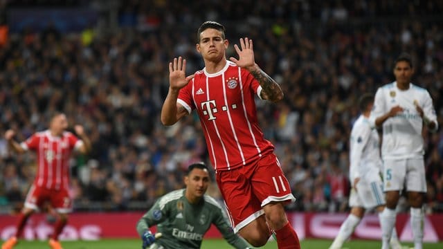 Muss in der Rückrunde seine ganze Klasse zeigen: Bayerns James Rodríguez. Muss in der Rückrunde seine ganze Klasse zeigen: Bayerns James Rodríguez.