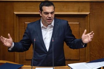 Alexis Tsipras: Der griechische Ministerpräsident hat eine Vertrauensabstimmung überstanden.