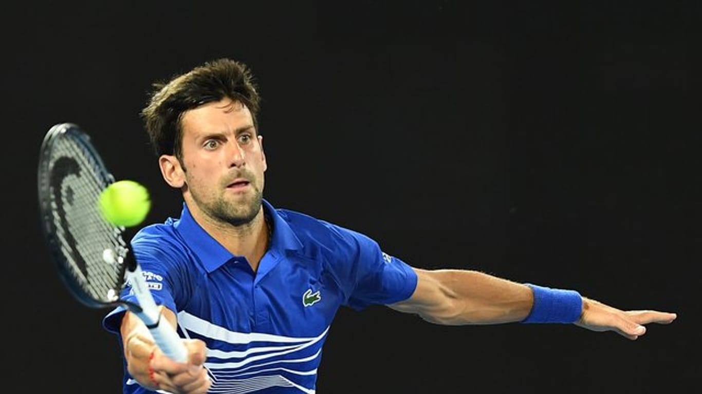 Steht in Australien ebenfalls in der dritten Runde: Novak Djokovic.