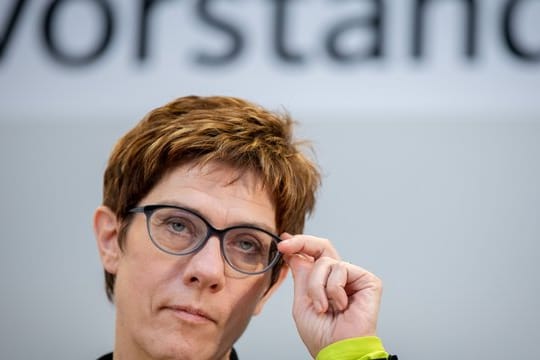Annegret Kramp-Karrenbauer hatte im Dezember Angela Merkel als Vorsitzende der CDU abgelöst.