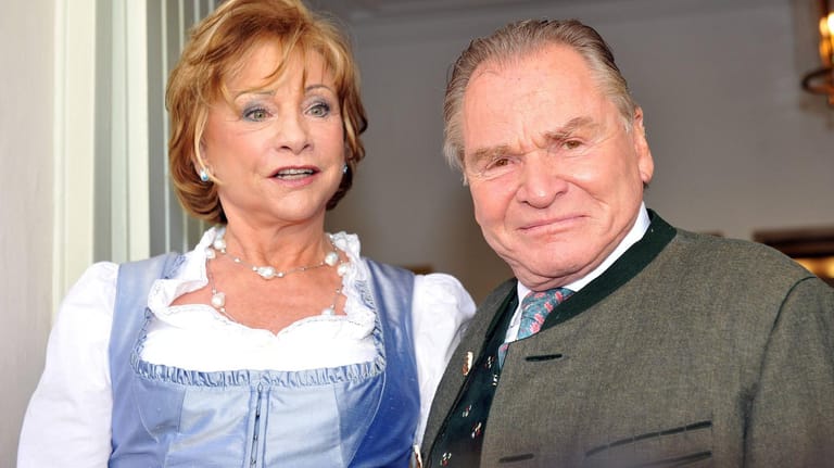 Angela und Fritz Wepper: Das Paar hatte sich vor 40 Jahren das Jawort gegeben.