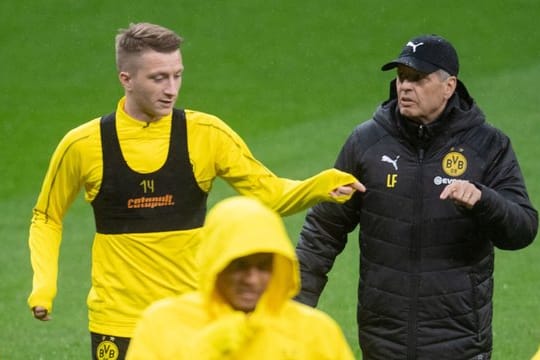 BVB-Trainer Lucien Favre und sein Kapitän Marco Reus wollen einen Fehlstart in die Rückrunde verhindern.